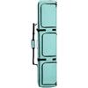 Fonowx Borsa Attrezzatura Borsa Borsa Snowboard Custodia Valigia con Ruote Resistenti E Struttura Robusta Scomparti Umido/, Senza Ruote - 160cm, Array, Verde Senza Ruote - 160cm