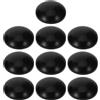DOITOOL 10 Pezzi Tappi per Gambe Trampolino, Cappucci Gambe Trampolino a Fungo, Gomma, Nero, Sicuri, Asili e Casa