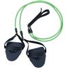 Baoblaze Ausilio per Allenamento Nuoto Palette Mano Cinghia Resistenza Attrezzo Braccia Paddle Secco Portatile Stabilità Presa, Verde, Staccabile 50 Libbre