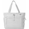 Wswqop Borsa Porta Racchette Sportive Borsa Tennis Borsone Badminton Tote Capiente con Interni Organizzati in Nylon E Poliestere Traspirante Adatta per, Grigio, Grigio