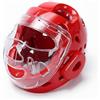 Hellery Casco Taekwondo Protettivo Integrale con Maschera Trasparente Casco Arti Marziali Paracolpi Testa Copricapo Materiali Poliuretano NBR con Schiuma