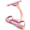Baoblaze Fitness Resistance Band Elastico Allenamento Corpo Intero con Barra a Mano Pedale Inferiore Tubi Elastici Staccabili Presa Confortevole Texture