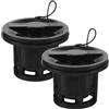 Angoily Valvola Aria per Kayak Gonfiabile a 6 Fori, Ricambio Nero | Pvc, Tenuta Ermetica e Gonfiaggio Rapido, Adatta a Gommone e Paddle Board, Accessorio Compatto