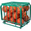 Generic Carrello per Attrezzature per palloni da Calcio, Porta palloni per Calcio, pallavolo, Organizer per palloni da Calcio, Gabbia impilabile, con Ruote in Acciaio Inox (Verde 90 x 80 x 80 cm)