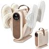 Catolsss Asciugascarpe elettrico 4 in 1, 150 W, antibatterico con timer (1/3/6 ore) e 2 livelli di ventilazione, asciuga scarponi da sci portatile per scarpe, guanti, cappelli, calzini e scarpe da calcio