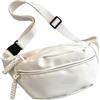 Generic LVJMJ Marsupio per donne e uomini, marsupio regolabile in nylon con tasche multiple, marsupio a tracolla per viaggi, marsupio minimalista per corsa escursionismo, marsupio unisex per pendolarismo
