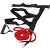 Tofficu Jumping Workout Rope Double Resistance Band Training Pull Rope 1 Set in lattice naturale per hotel e outdoor Colore Casuale
