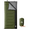 Night Cat Sacco a Pelo da Campeggio per Adulti 3 Stagioni Portatile Leggero Zaino in Spalla Escursioni Viaggi all'esterno Raccomanda 5℃-15℃, 80x190cm per Passare ad una Trapunta o una Coperta