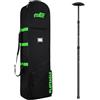 Tdoutop Golf Custodia da Viaggio Borsa Trolley Sacca Rigida Valigia Carrellata in Tessuto Oxford Impermeabile Pieghevole con, color to 5, Borsa Da Viaggio Per Mazze Da Golf Con Supporto