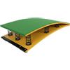 TISHITA Tavola Salto Ginnastica Tavoletta Pedana Pedana Spinta con Assorbimento E Rilascio Elastico per Stacchi Fluidi Base in Legno Ispessito E Molle, Verde, Verde, Adulto, Sei Molle