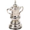 Generic Modello di Coppa Trofeo da Calcio in Metallo, Trofeo da Calcio Resistente alla Corrosione per la Decorazione Domestica, in Miniatura da 4,5 Cm per Gli Appassionati di
