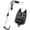 Generico Bite Alarms for Fishing Poles Battery Powered Wireless Night-Ready | Fishing Bite Alarm with LED Light for Fishermen Angler Dad Boyfriend Men Outdoor Saltwater River Lake