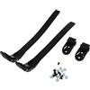 CALLARON Set da 2 Cinghia per Scarpe da Pattinaggio Regolabile in PVC Nero
