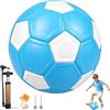 Mineup Pallone da Calcio Curvo Taglia 5, Gomma Swerve Ball, Curve Ball Football, Include Pompa Dell'aria, Ago Dell'aria e Borsa a Rete per Allenamento di Calcio al Chiuso e all'Aperto