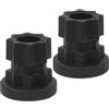 GATHINESS Adattatore Nero Montaggio Pezzi Kayak Base 2 in per Plastica