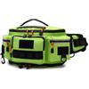 XUMIUZIY Borsa a Tracolla da Pesca Impermeabile Espandibile, Multifunzionale per Ciclismo da Uomo (GREEN)