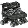 OHMG Roller per bambini, bambine e ragazzi, pattino a rotelle per bambini, 4 dimensioni regolabili, pattini Quad con 8 ruote, per bambini per principianti, Natale, regalo di compleanno