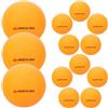 TOVINANNA 50 Pezzi Palline da Ping Pong in Plastica ABS Arancione, Tonde per Allenamento Professionale, Resistenti e Pratiche per Migliorare Abilità nel Tennis da Tavolo