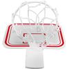 TOPPERFUN Basketball Hoop Clip-on per Cestino Rifiuti, Mini Canestro Basket con Mini Rete e Clip Bianca, Plastico, Compatto, per Ufficio e Casa