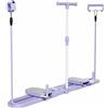 predolo Women Macchina Pieghevole Attrezzo Fitness Allenatore Gambe con Scorrimento Morbido Ritorno Automatico Manico a Croce , Modello Di Punta Viola Doppia Corda Di Trazione + Bracciolo Regolabile