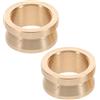 TOYANDONA Anello Adattatore Struttura Compatta 2 Pezzi in Ottone per Riparazione Mulinello da Pesca e Costruzione Robusta per Manutenzione Mulinelli da Pesca