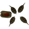 Generico Set di Pasturatori Inline Method per Carpe Stampi in Piombo 15g 20g 25g 35g Accessori Carpfishing per Pesca