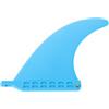 Amosfun Pinna di Ricambio per Tavola da Surf 9 Pollici in Nylon e Fibra di Vetro con Vite, Design a Timone per Paddleboard , Facile Installazione per Surf