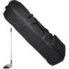 Generico Black Golf Bag - Waterproof Protective Golf Carry Bag Cover Large Case | Black Travel Covers 900D Oxford Cloth For Airline Travel Protect Your Golf Clubs Accessories
