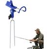 Generic Portacanne da pesca per terra Organizer rotante per bastoni da pesca 360°
