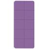 Generic Tappetino Pieghevole Fitness Tappeto Allenamento Materassino Esercizi Palestra Materassino Ginnastica Durevole con Struttura a Pieghe E Angoli, Viola, 183x80cm