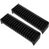 TOYANDONA 2 Pezzi Tappetino Ammortizzatore per Pedale Ellittica in Plastica Antiscivolo Riduzione Rumore per Attrezzature Fitness e Allenamenti All'aperto