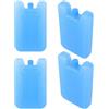 TOYANDONA 4 Pezzi Ice Packs Cooler, Fresh Keeping Ice Cases, Confezione di Ghiaccio Riutilizzabile in Plastica Blu, Riempimento Acqua, per Condizionatore e Frigorifero, Raffrescamento