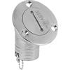 AMONIDA Riempitore per Ponte per Barche Marine Acciaio Inossidabile Premium con Tappo a Chiave per Yacht RV Resistente alla Corrosione 1,5 Pollici 38 Mm
