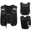 Generico Gilet da trail running traspirante - Gilet con tasche multiple | Attrezzatura Per Il Petto Borsa Stabile Per Maratone Di Jogging Escursionismo Ciclismo Arrampicata Campeggio