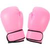 NUOBESTY Guanti da Boxe per 8 Oz in Pu Rosa per Allenamento