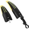 SWOOMEY 2 Pezzi Set Parafango Bici Mountain Bike Anteriore e Posteriore Giallo Pp