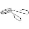 BESTOMZ Morsetti per Bilanciere e Manubri, Clip a Molla in Ferro, Argento, Maniglia Curva, Design Smontabile, per Powerlifting e Weightlifting
