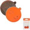CERFFOOL Pastiglie Freno per Kugoo M4 M2 Pro/Segway Ninebot F20 F25 F30 F40 | Multimetallo durevole resistente all'usura Disco Freno Linings Pad Parte di Ricambio per Scooter Elettrico