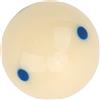 Cryfokt 57.2mm Dot Spot Cue Ball Palla da Biliardo Pratica Standard Palla da Biliardo per Allenamento in Resina Dimensioni Ufficiali 57.2mm 2.3in 171g per il Miglioramento delle abilità (punto blu)