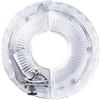 SHERCHPRY Luce per Ruota Bici Luce per Raggi Bici Ricaricabile 300mah 12 LED RGB Plastico Bianco Durante Ciclismo e Guida Notturna