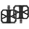 Caswynlife Pedali bici ultraleggeri T700 in fibra di carbonio | Cuscinetti a tripla tenuta, viti antiscivolo per MTB Road Racing Pendolarismo, Asse in acciaio duraturo, Nero