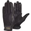 AK Riding Sports AK Summer Horse Riding Gloves in Soft Leather with Breathable Mesh, Solar Tech AKRS-5021 (L, Black)