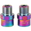 GLEAVI 2 Pezzi Pedal Extenders per Bicicletta 16mm, Lega di Alluminio