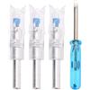 HOMOCONO Set Cocca Frecce LED Blu, Attivazione Automatica per Frecce 7, 62 Mm
