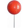 Baoblaze Segnamaker Golf Segnaposto Segnalino Piquet Struttura a Sfera Montata su Perno Lunghezza Standard Stabilità Sul Terreno Adatto a Campo Pratica Tornei Allenamento, Rosso