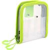 WNXGNHO 1 Custodia Trasparente con Gancio per Esca per Maschere Calamari con 6 Scomparti, Borsa per Attrezzatura da Pesca Portatile con Cerniere a 2 Confezione da Pesca ergonomica