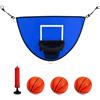 YuLiMirich Trampolino da basket, mini canestro da basket con 3 mini palloni da basket, set di accessori per trampolini, per interni ed esterni