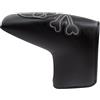 Scott Edward Copritesta per mazze da golf con teschio, per driver, fairway 1, 3, 5 H, in pelle PU, unisex, colore: nero e marrone