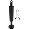 MAGICLULU Accessori per Attrezzatura Fitness in Acciaio Nero con Moschettone, Clip a Molla per Barra Pesi per Allenamento Muscoli Braccia in Palestra