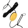 Hemobllo Palla di Boa Galleggiante per Kayak in PVC Corda di Cotone | Giallo, Leggero e Portatile, per Navigazione e Ancoraggio, Adatto alla Pesca, Accessorio Nautico